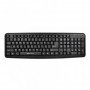 Tastatura serioux 9400usb cu fir us layout neagra 104 taste