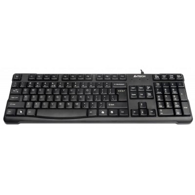 Tastatura a4tech kr-750 cu fir us layout neagra natural_a shape