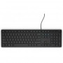 Tastatura cu fir Dell Keyboard Multimedia KB216, neagra