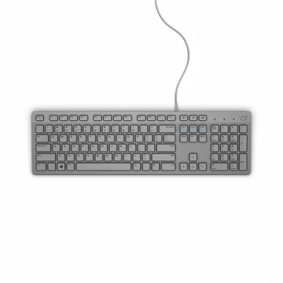 Tastatura cu fir Dell Keyboard Multimedia KB216, gri