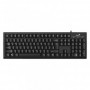 Tastatura genius kb-100 black cu fir (1.5m) interfata usb format
