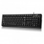 Tastatura genius kb-100 black cu fir (1.5m) interfata usb format