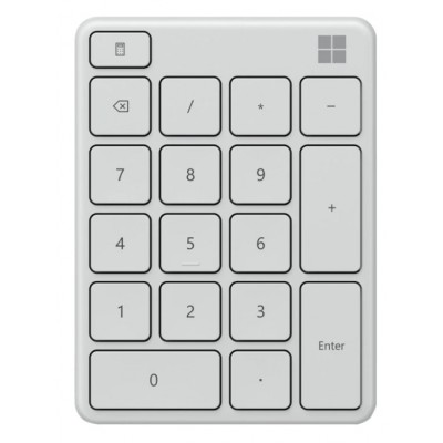 Tastatura numerica Microsoft Number Pad. alb glaciar