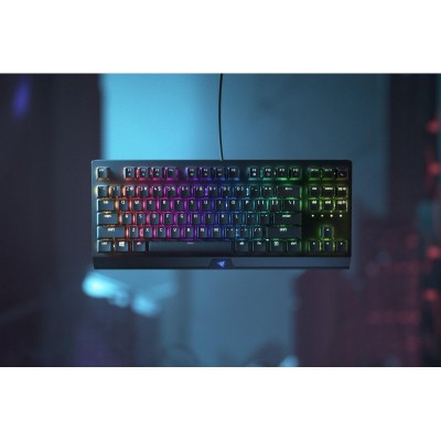 Tastatura razer blackwidow v3 tkl gaming keyboard - yellow switch