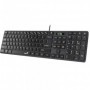 Tastatura genius slimstar 126 usb neagra  tehnologie cu fir  tip
