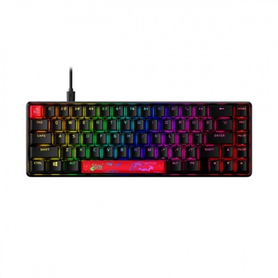 Tastatura hp hyperx alloy 65 red tastatura mecanica cablu usb