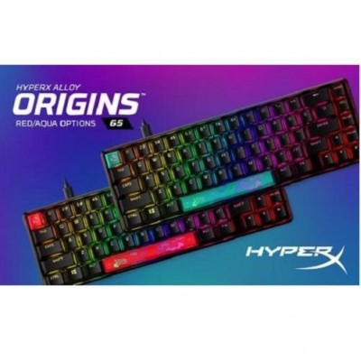 Tastatura hp hyperx alloy 65 aqua tastatura mecanica cablu usb